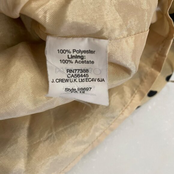 J.Crew Womens Cheetah Print Shift Dress 3/4 Sleeve Pockets Tan/Black Size 8 - Picture 9 of 9